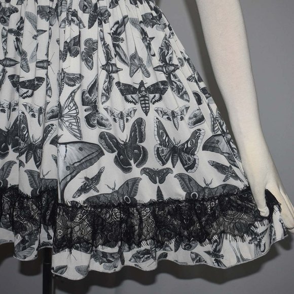 Dolls Kill Monochrome Butterfly Mini Dress - Picture 3 of 7
